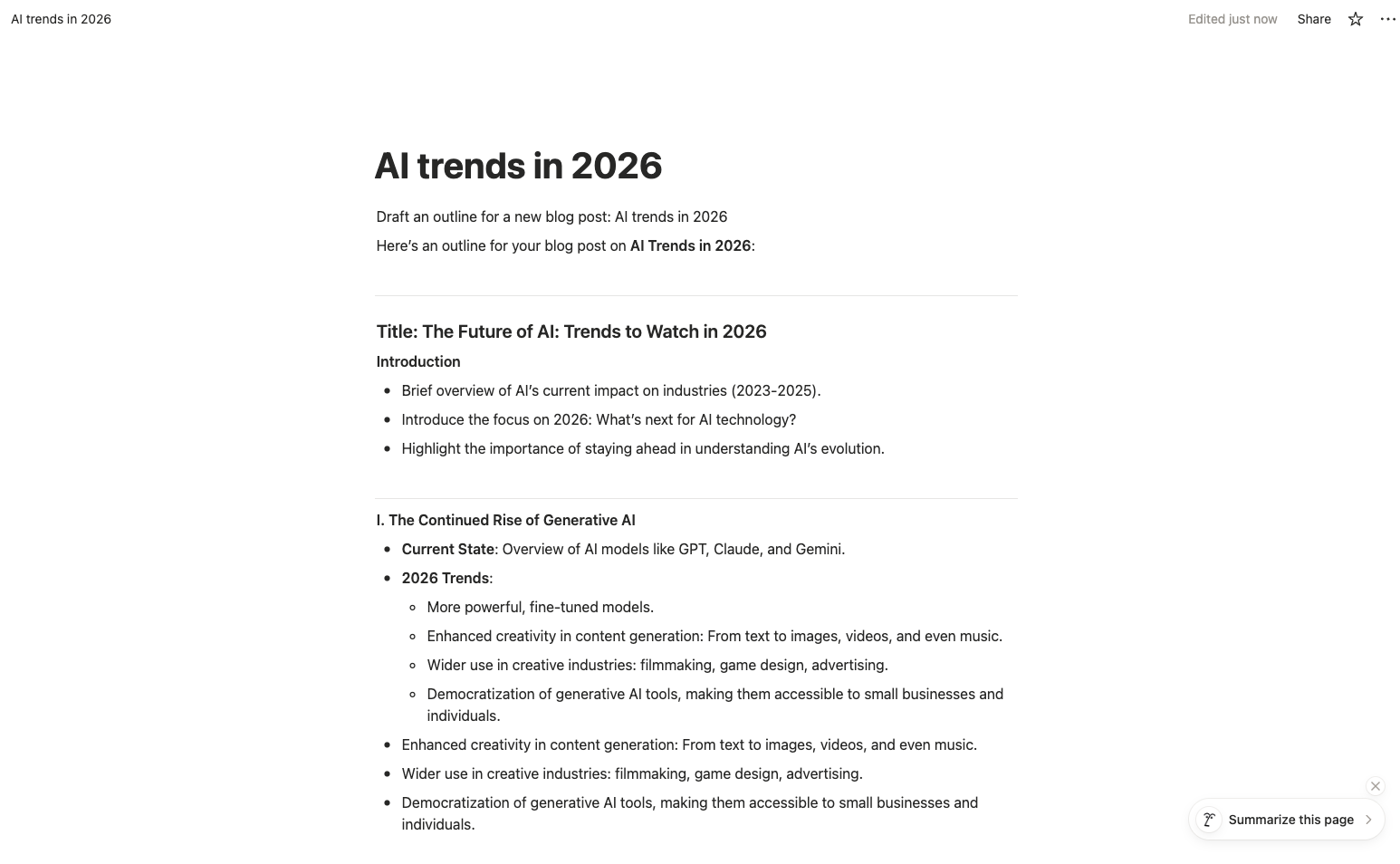 Step 3: Perfectly formatted content in your chosen platform